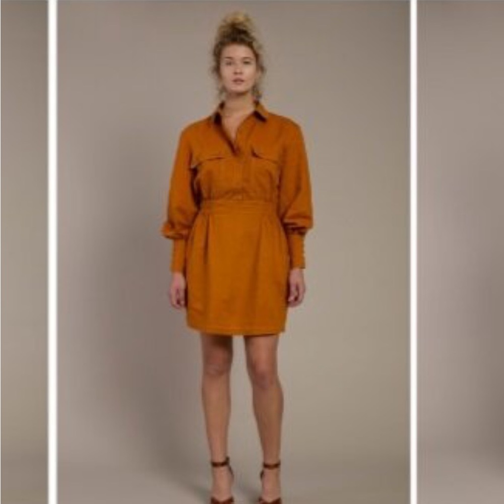 NEW Happy X Nature Utility Linen Dress size S - Picture 2 of 8